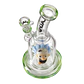 Bong Pyrex Rick & Morty Rig Rick Sanchez Perc 24cm- Calvo Glass - Miniatura 3
