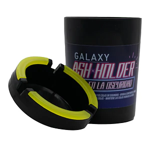 CENICERO ASH HOLDER GLOW IN THE DARK BLACK- GALAXY