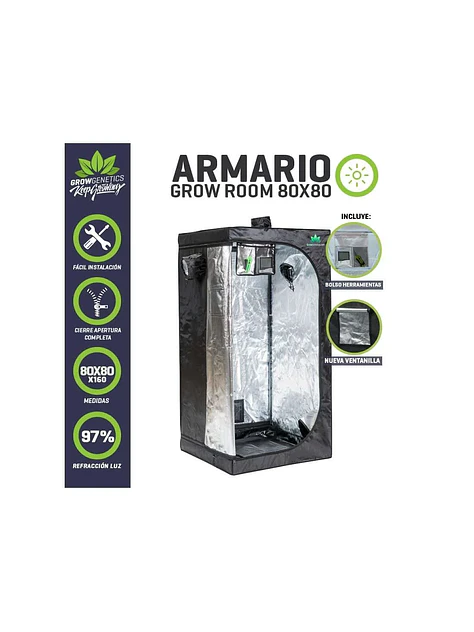 CARPA DE CULTIVO 80X80X160-GROW GENETICS 1
