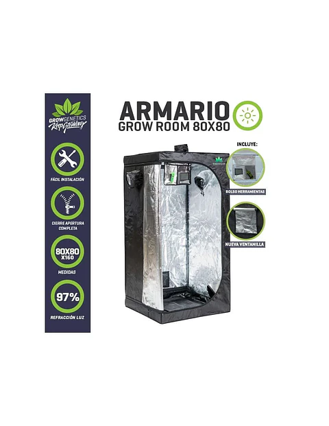 CARPA DE CULTIVO 80X80X160-GROW GENETICS