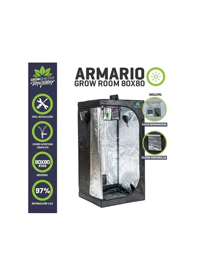 CARPA DE CULTIVO 80X80X160-GROW GENETICS 1