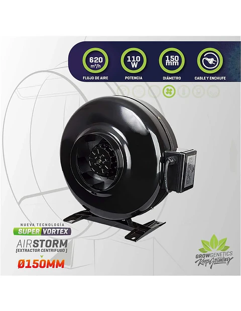 EXTRACTOR CENTRIFUGO 150MM-GROW GENETICS