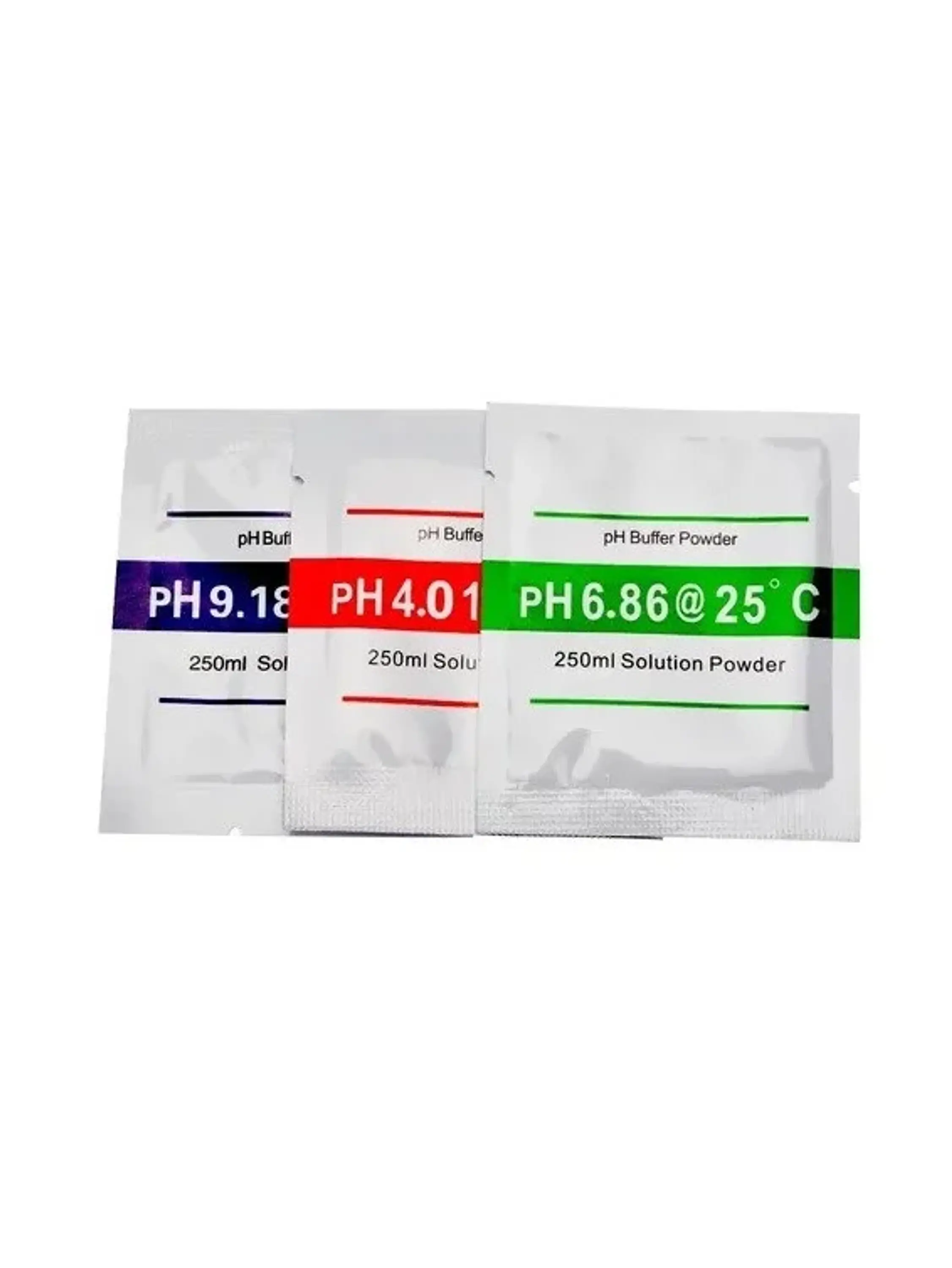KIT MEDIDOR CALIBRADOR PH (PH 4.01  PH6.86  PH9.18 25°C) 1
