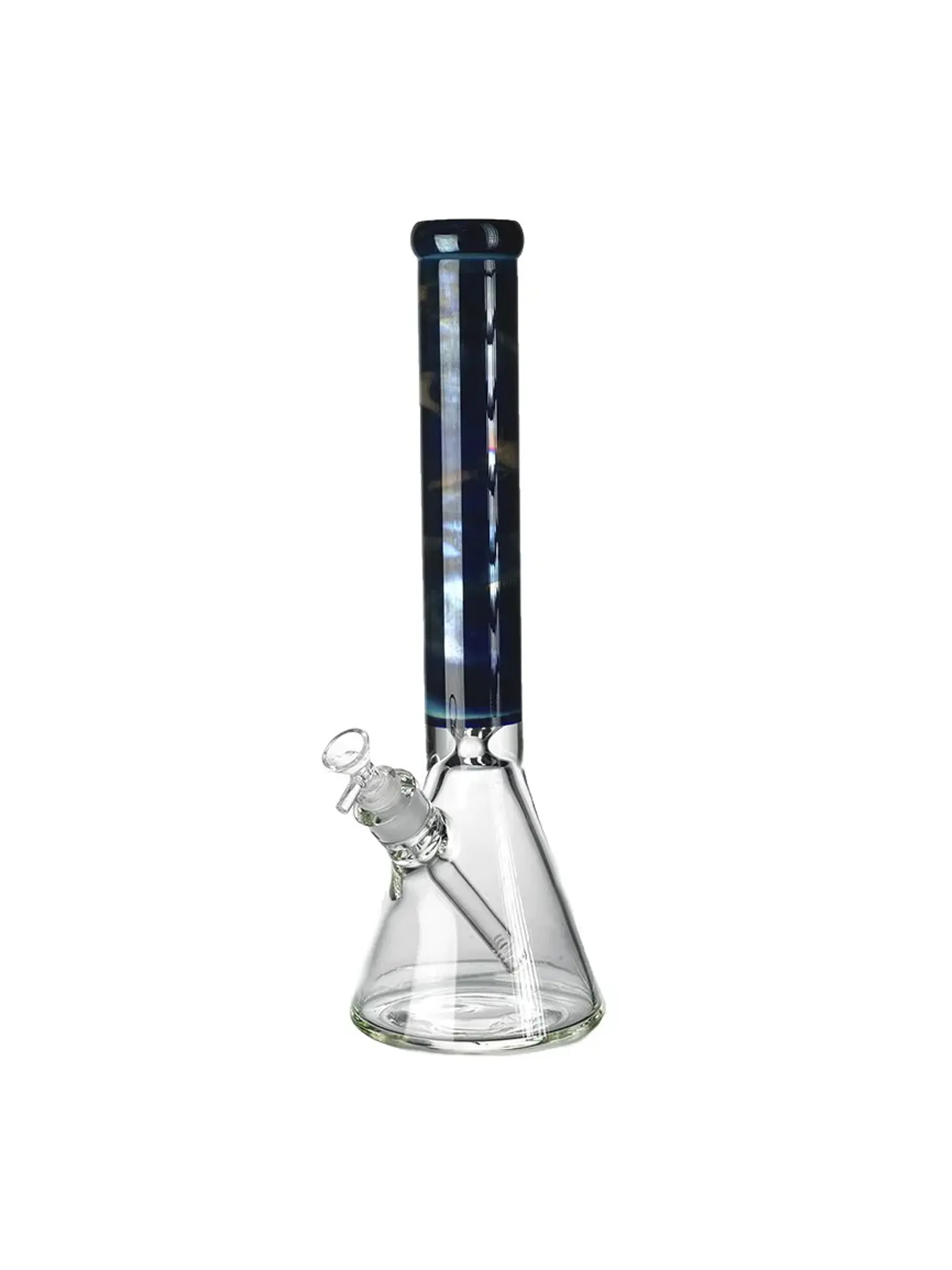 BEAKER AHUMADO EN PLATA AZUL- Calvo glass 1