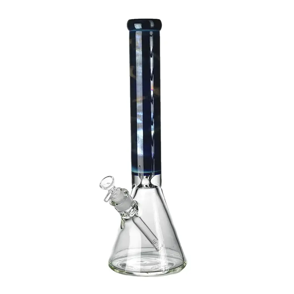 BEAKER AHUMADO EN PLATA AZUL- Calvo glass 1