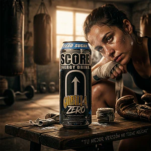 SCORE ENERGY DRINK GORILLA ZERO 