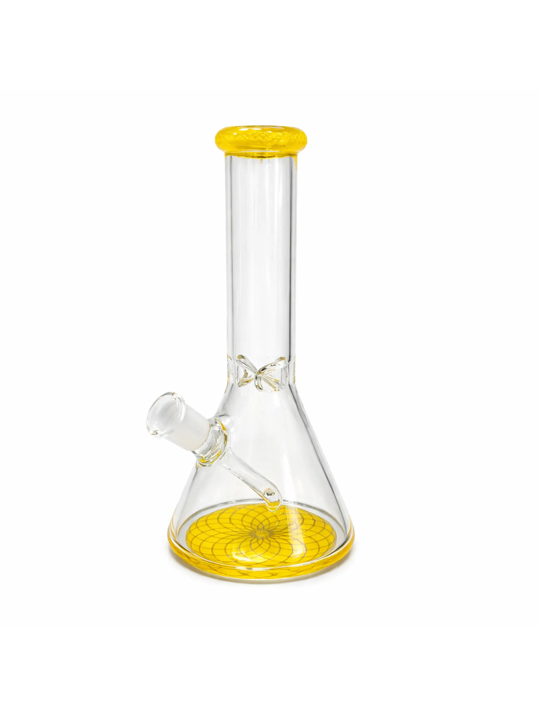 MINI BEAKER SIMPLE YELLOW- Calvo glass 1