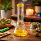 MINI BEAKER SIMPLE YELLOW- Calvo glass - Miniatura 3