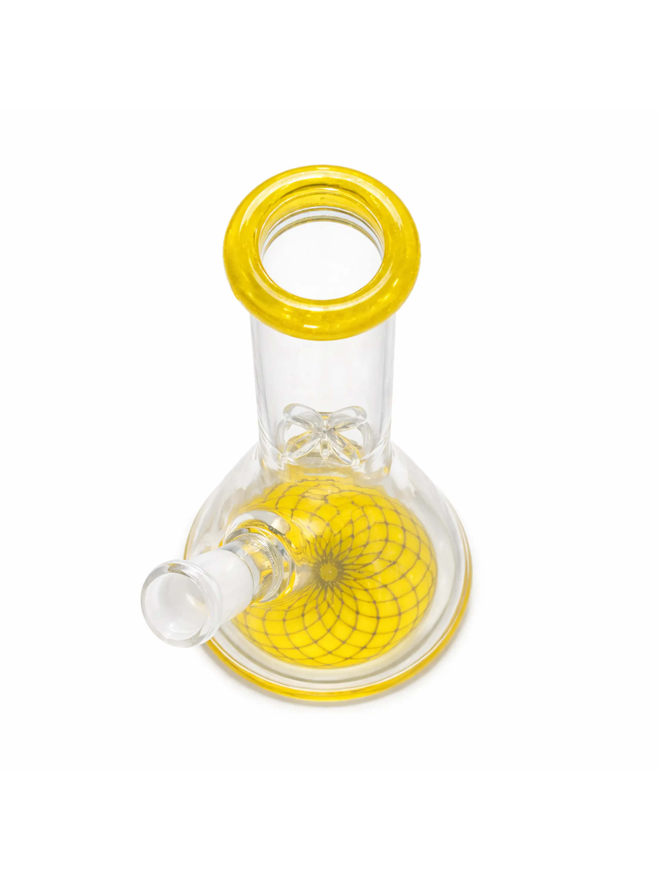 MINI BEAKER SIMPLE YELLOW- Calvo glass 2