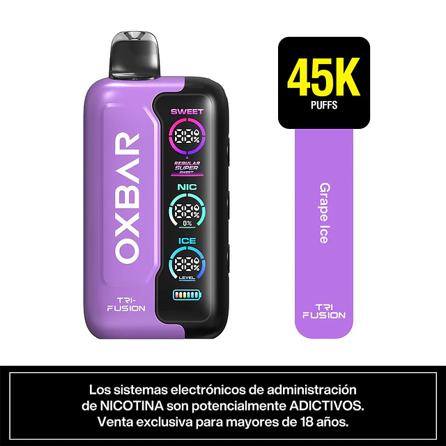 VAPORIZADOR TRIFUSION 45K -OXBAR