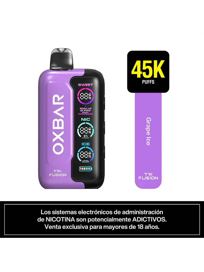 VAPORIZADOR TRIFUSION 45K -OXBAR 6