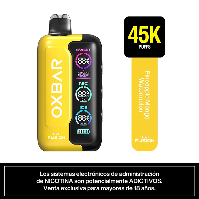 VAPORIZADOR TRIFUSION 45K -OXBAR