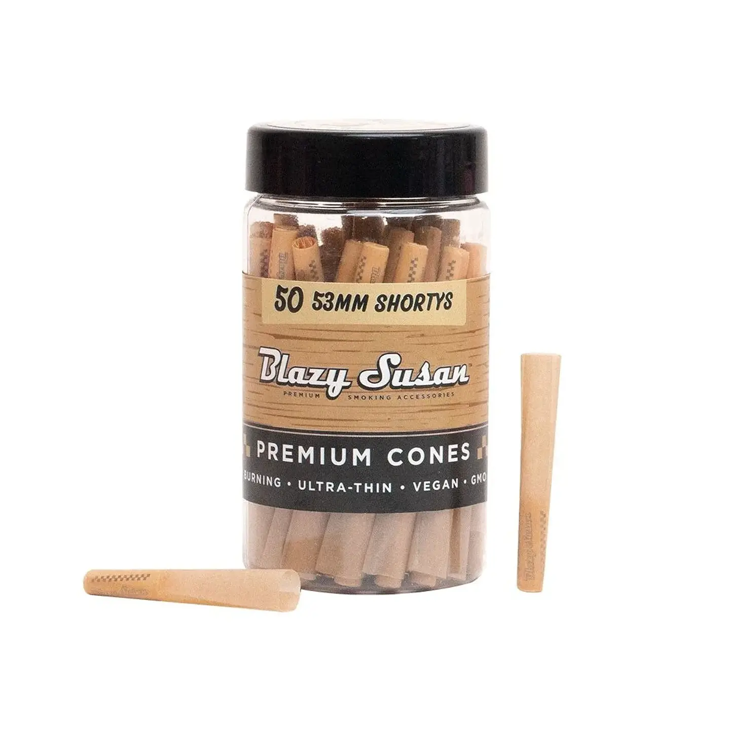 Conos Pre Roll Shortys Jar 50U-Blazy Susan 3