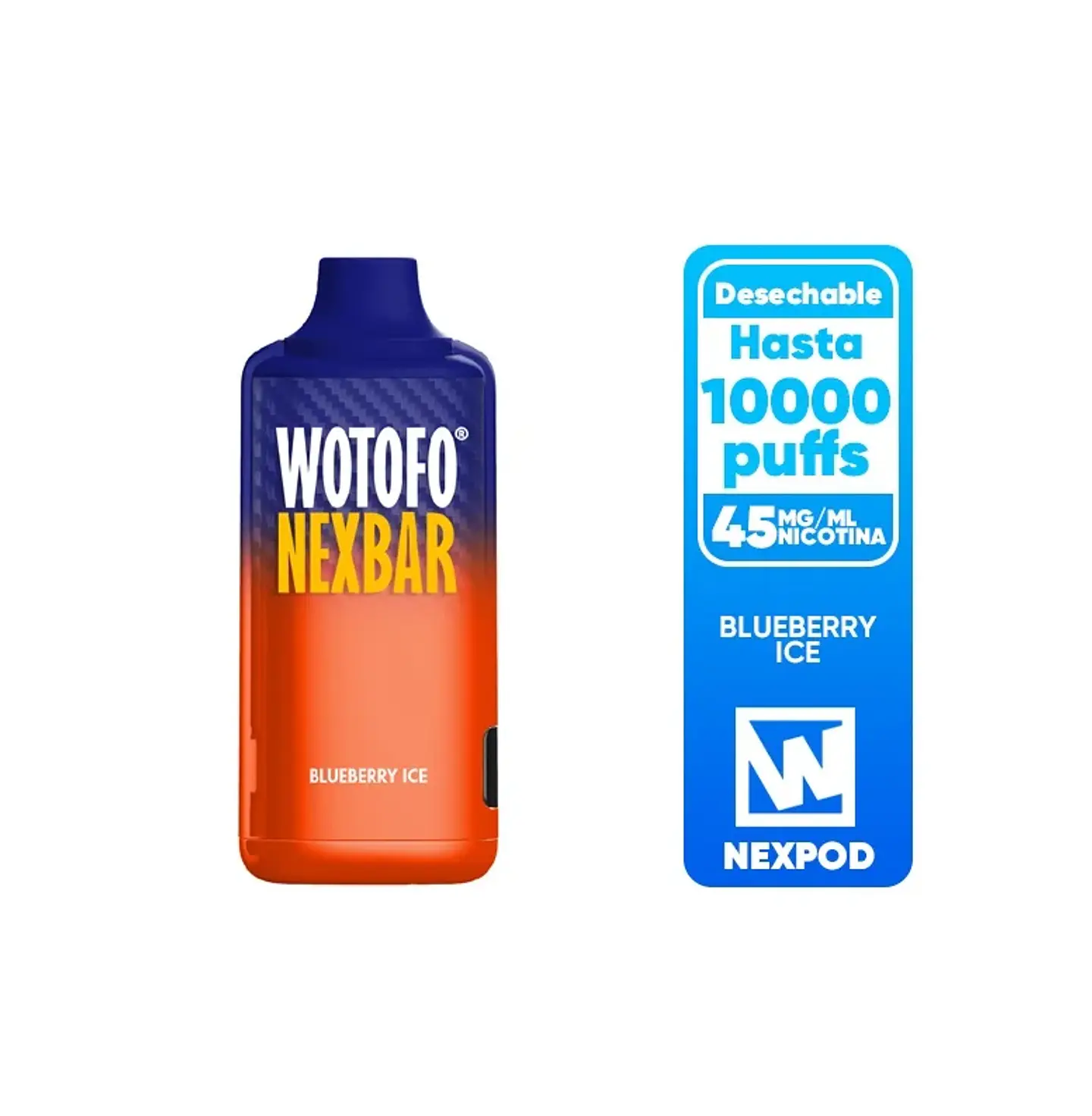 Vaporizador Nexbar 10000-Wotofo (Sabor a elección) 2
