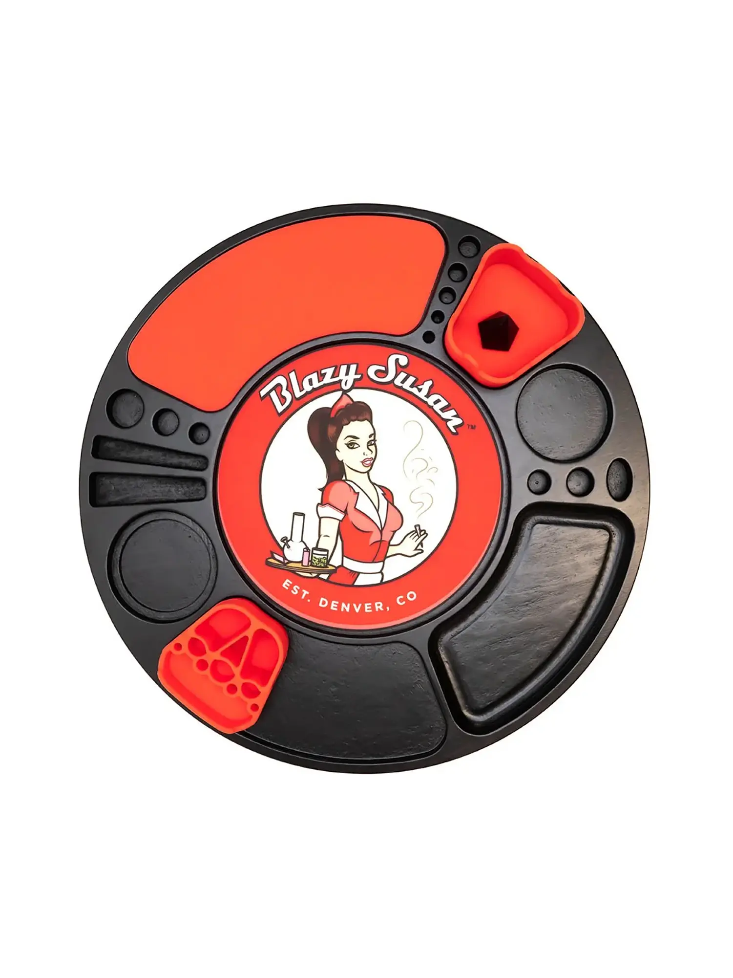 Bandeja Giratoria Madera Abedul  -Blazy Susan 3