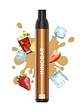 Vaporizadores 2500 Kiwi Strawberry-Innobar - Miniatura 5