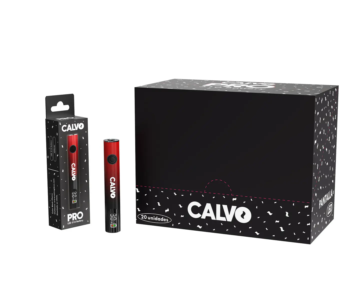 Bateria 510 Led 400Mah -Calvo Glass (Color a elección) 5