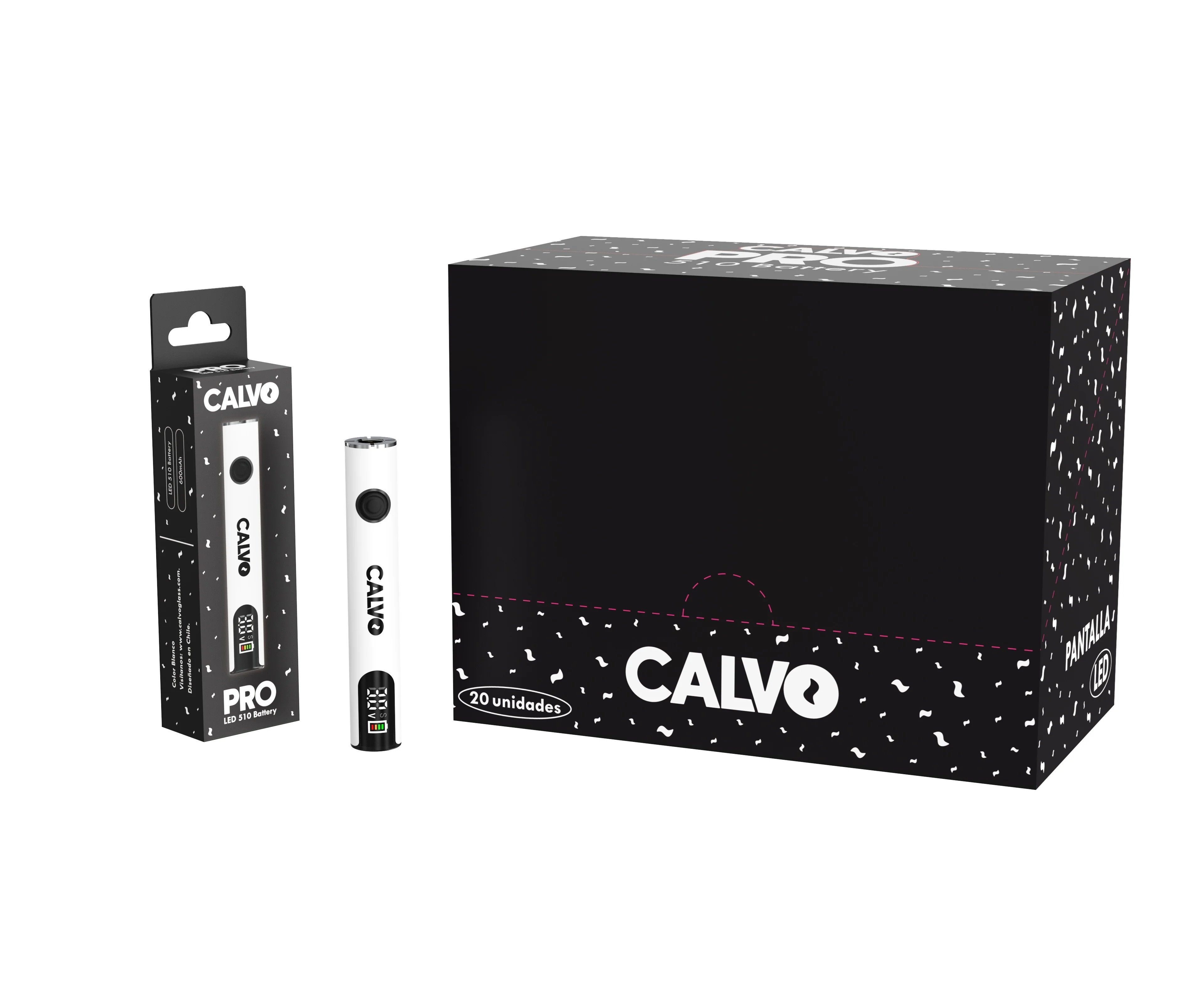 Bateria 510 Led 400Mah -Calvo Glass 6