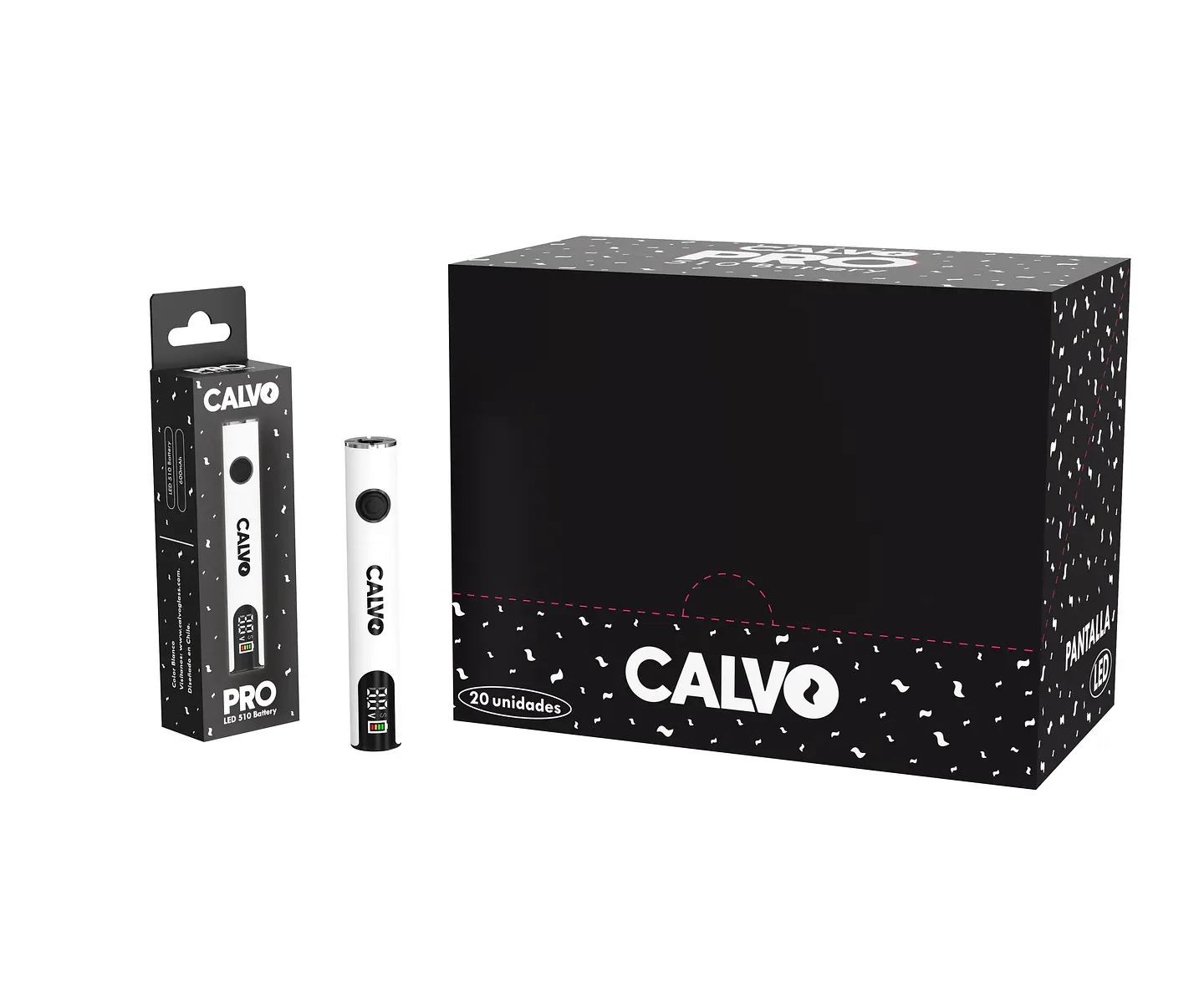 Bateria 510 Led 400Mah -Calvo Glass (Color a elección) 6