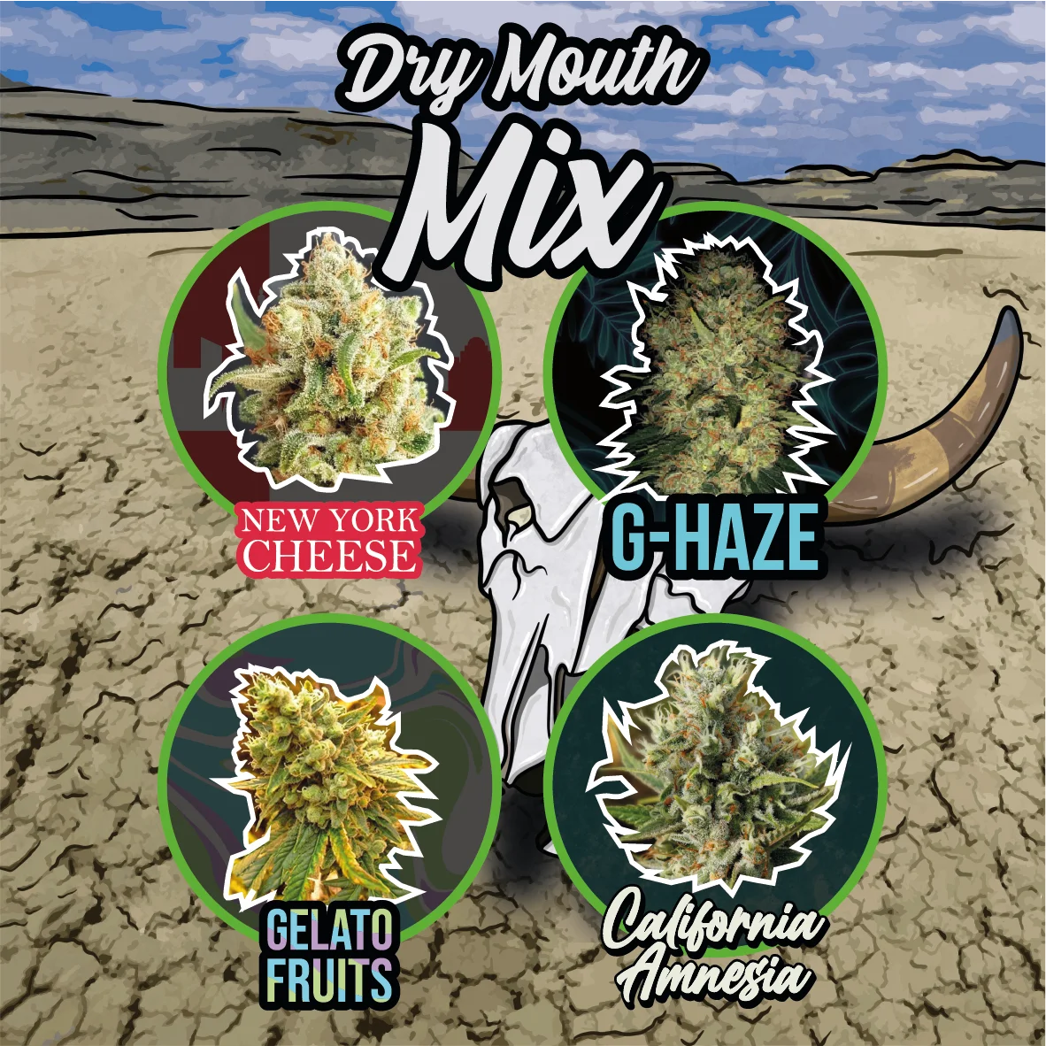 Mix Dry Mouth Line Auto - Delirium Seeds (X4/X14) 3