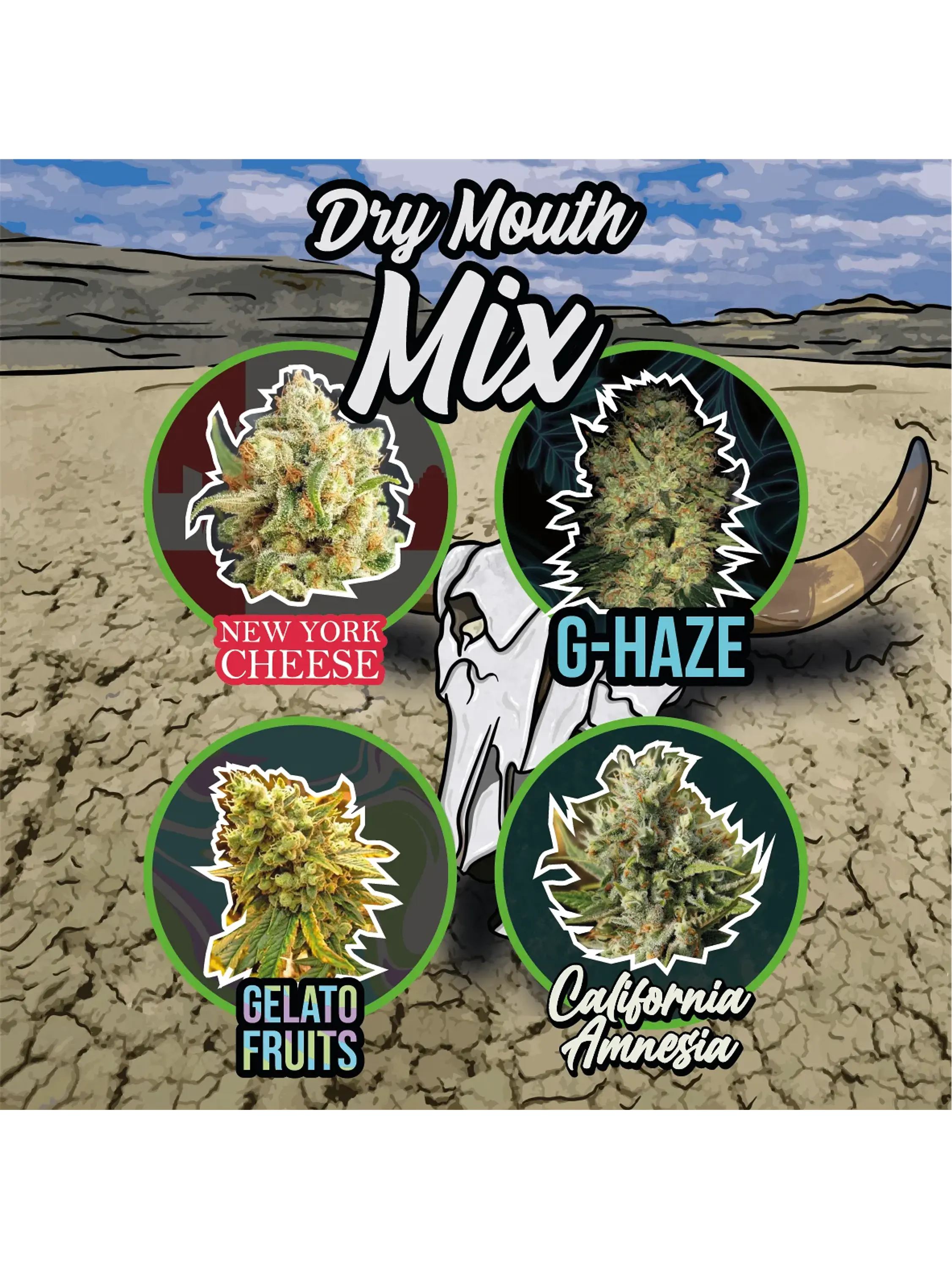 Mix Dry Mouth Line Auto - Delirium Seeds (X4/X14) 3