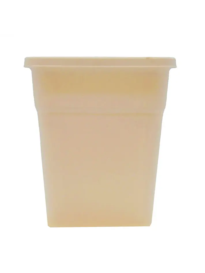 Maceta Cuadrada Blanca  4