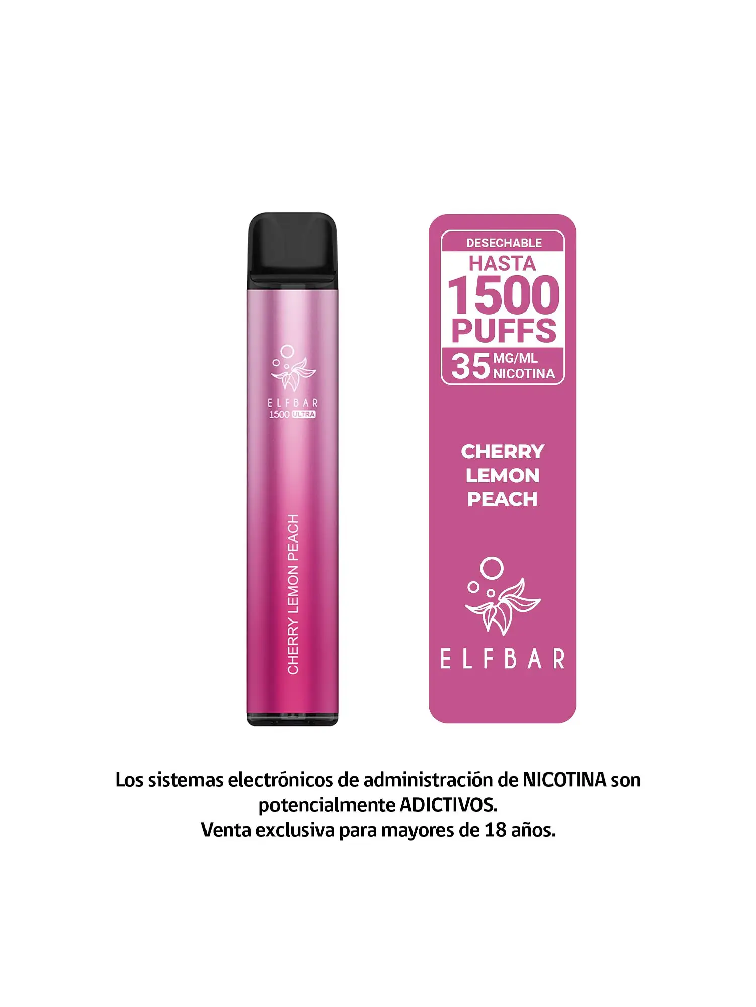 Elfbar 1500 Blue Razz Lemonade - Vape Desechable 1500 Puffs 2