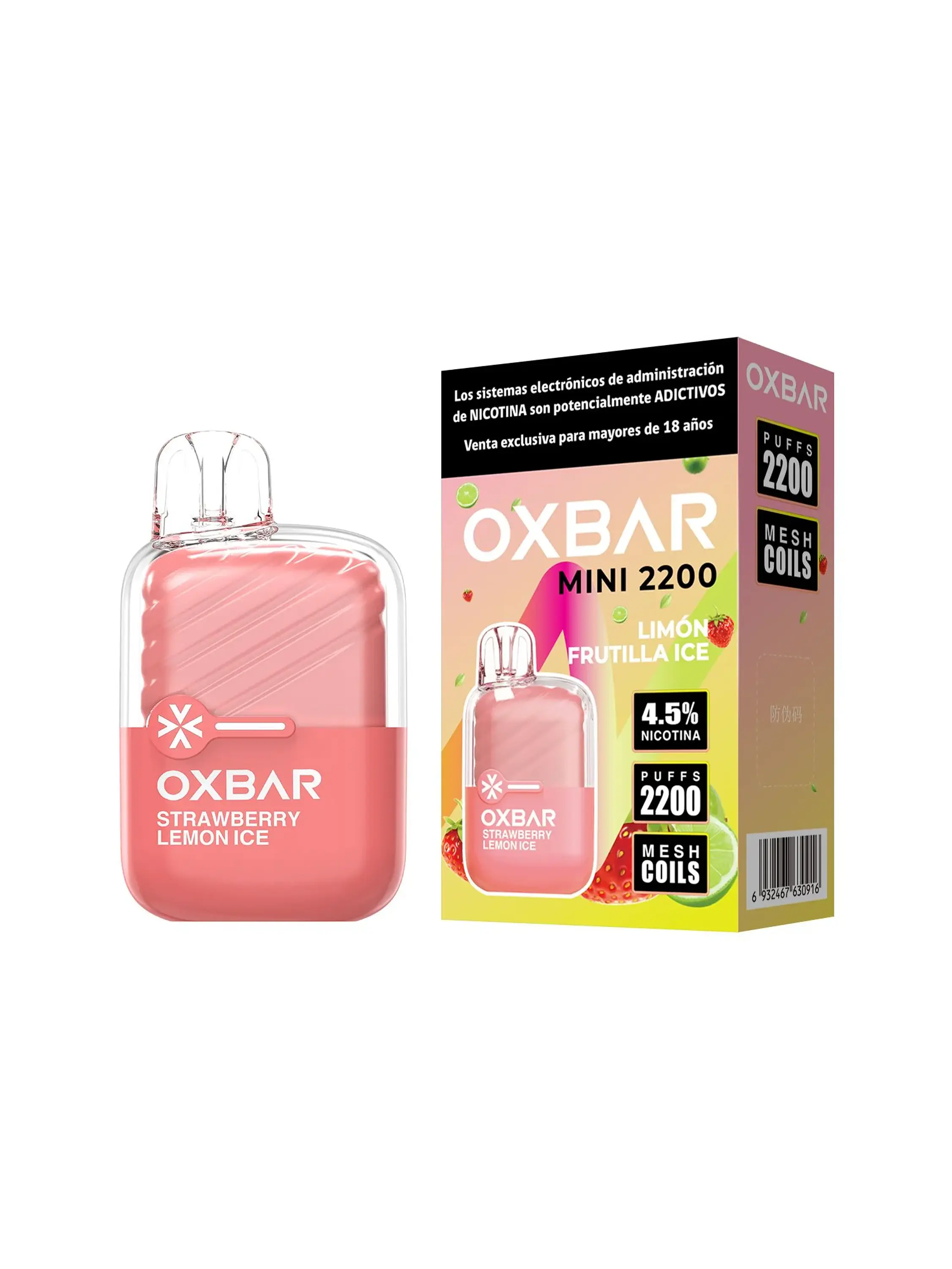 Vaporizador Mini 2200 Arandano Ice-Oxbar 4