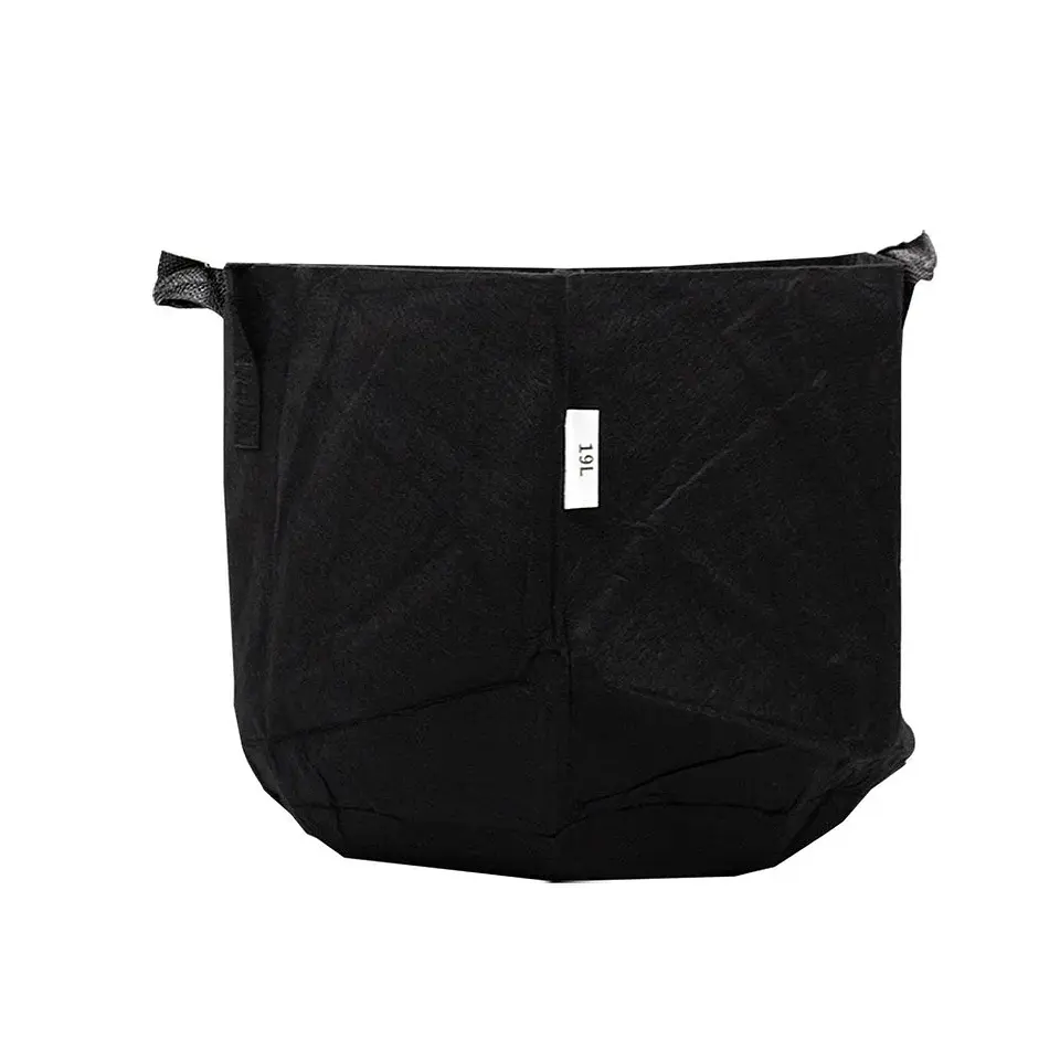 Maceta Textil Negra -Kasvi 2