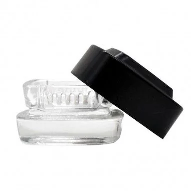 Contenedor Extractos Clear Tapa Blanca 4Ml-Bonglab 4