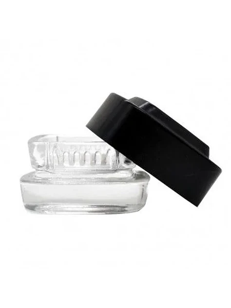 Contenedor Extractos Clear Tapa Blanca 4Ml-Bonglab 4