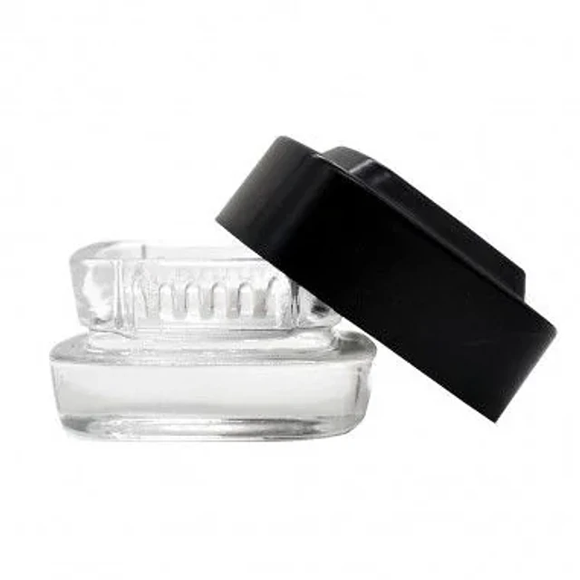 Contenedor Extractos Clear Tapa Blanca 4Ml-Bonglab