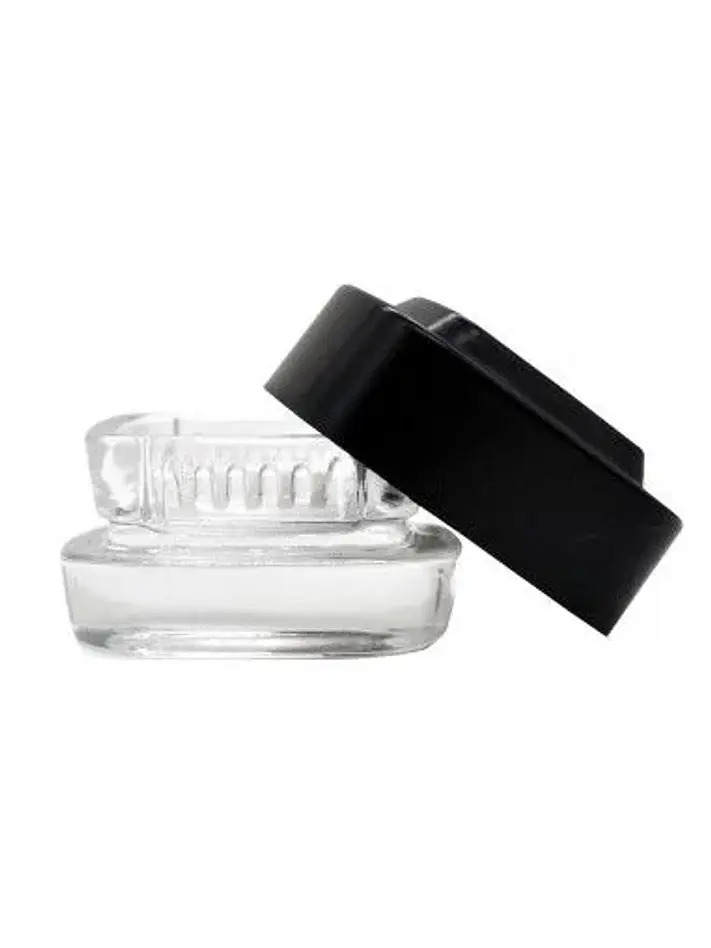 Contenedor Extractos Clear Tapa Blanca 4Ml-Bonglab 4