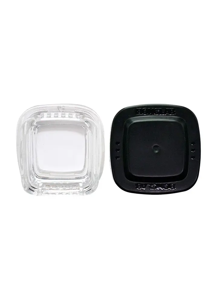 Contenedor Extractos Clear Tapa Blanca 4Ml-Bonglab 6