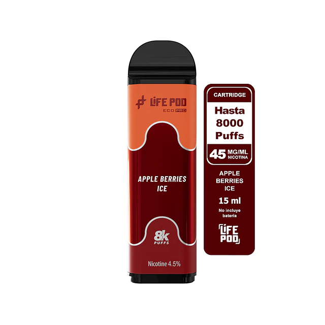 Eco Pro Cartrige 8000 Puff 4,5%/45Mg - Life Pod