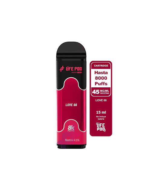 Eco Pro Cartrige 8000 Puff 4,5%/45Mg - Life Pod 14