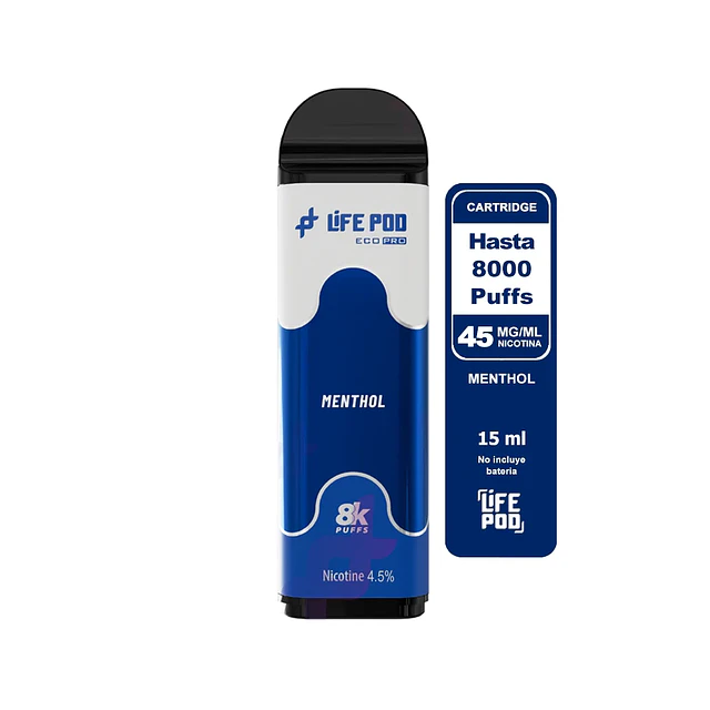 Eco Pro Cartrige 8000 Puff 4,5%/45Mg - Life Pod