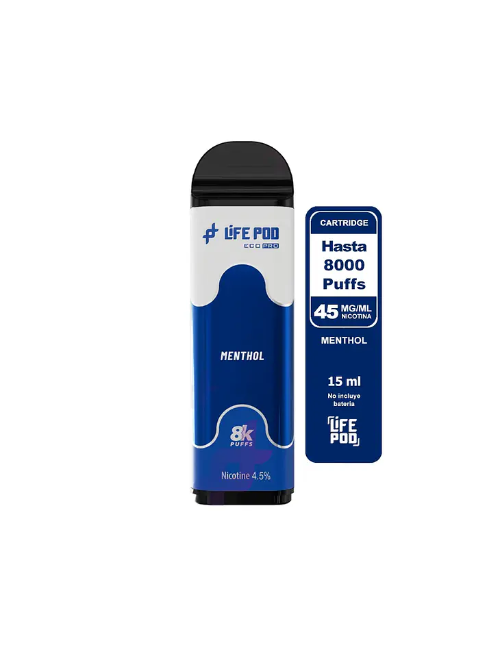 Eco Pro Cartrige 8000 Puff 4,5%/45Mg - Life Pod 15