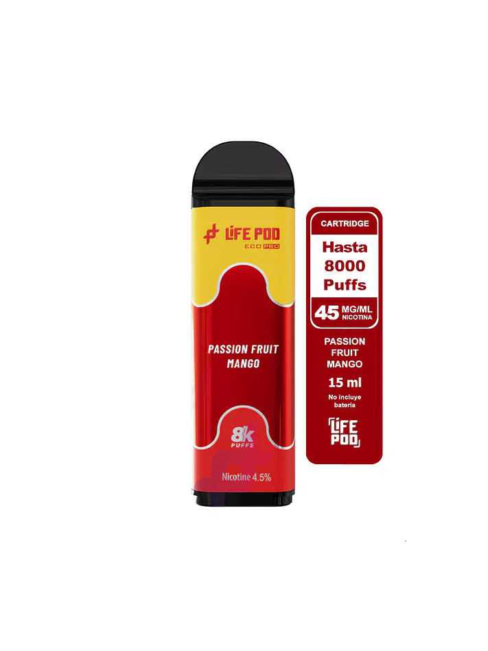 Eco Pro Cartrige 8000 Puff 4,5%/45Mg - Life Pod 16