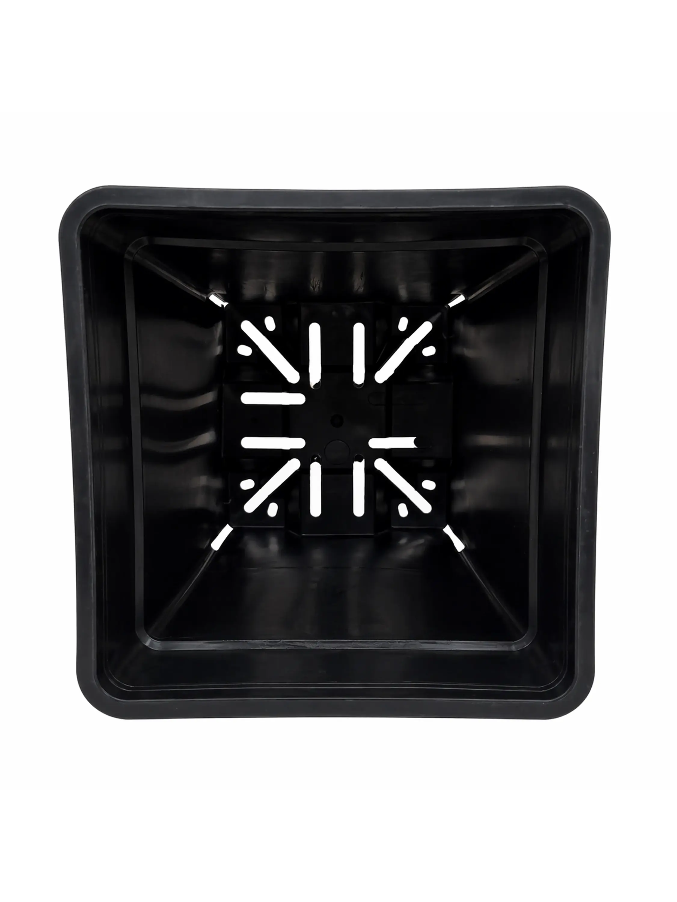 Maceta Profesional Cuadrada Negra medidas variadas- Kasvi 7