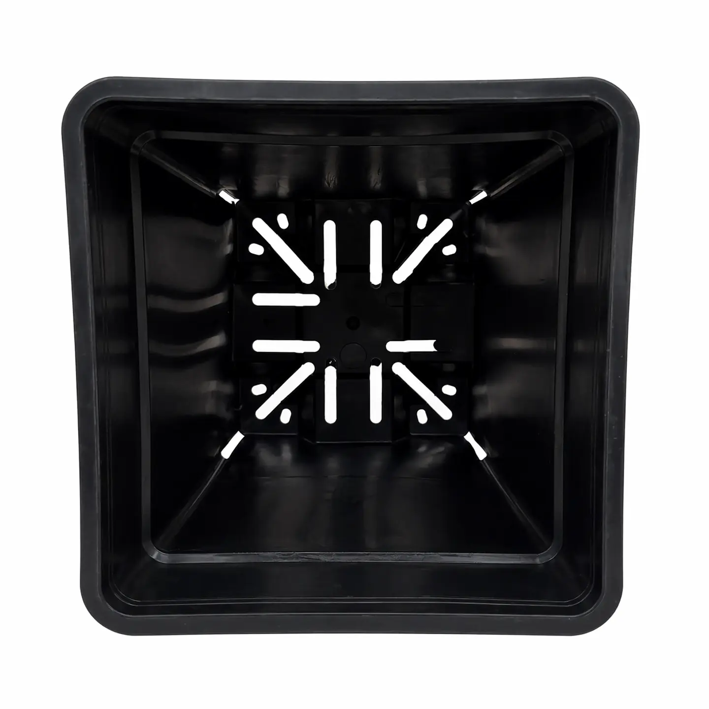 Maceta Cuadrada Negra Kasvi – Plástica para Cultivo Indoor y Outdoor (2 a 11 L) 7
