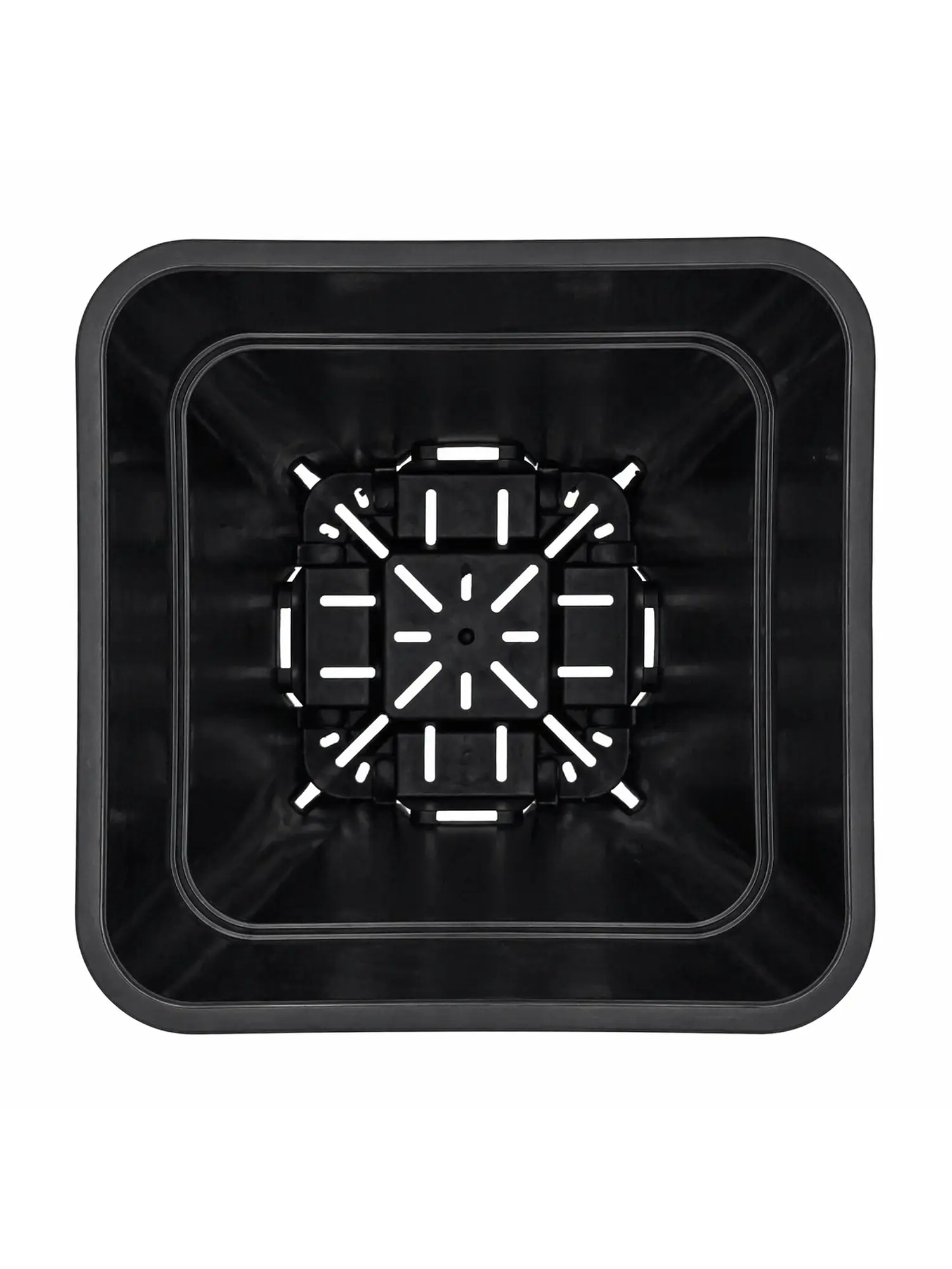 Maceta Profesional Cuadrada Negra medidas variadas- Kasvi 11