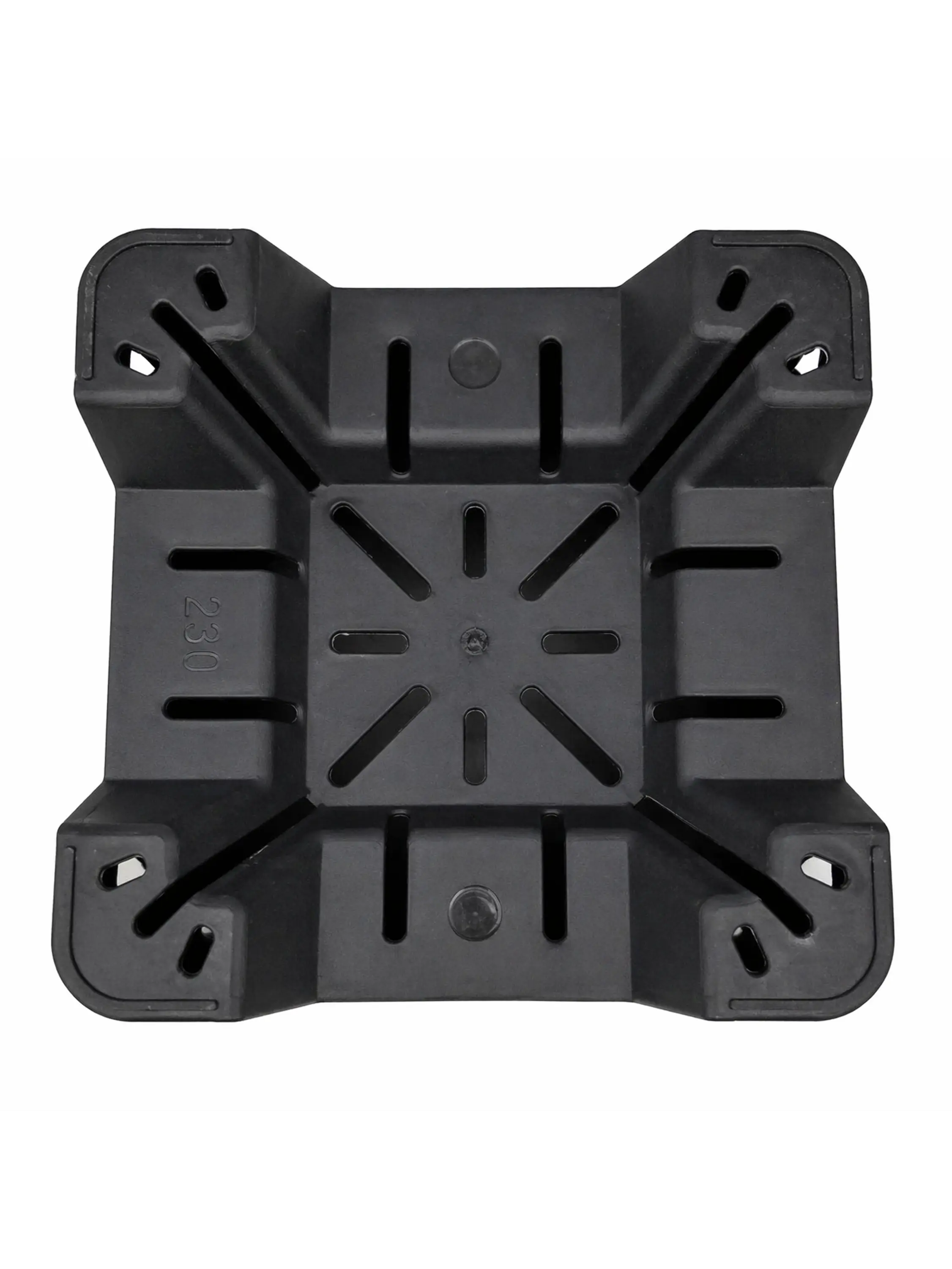 Maceta Profesional Cuadrada Negra medidas variadas- Kasvi 12