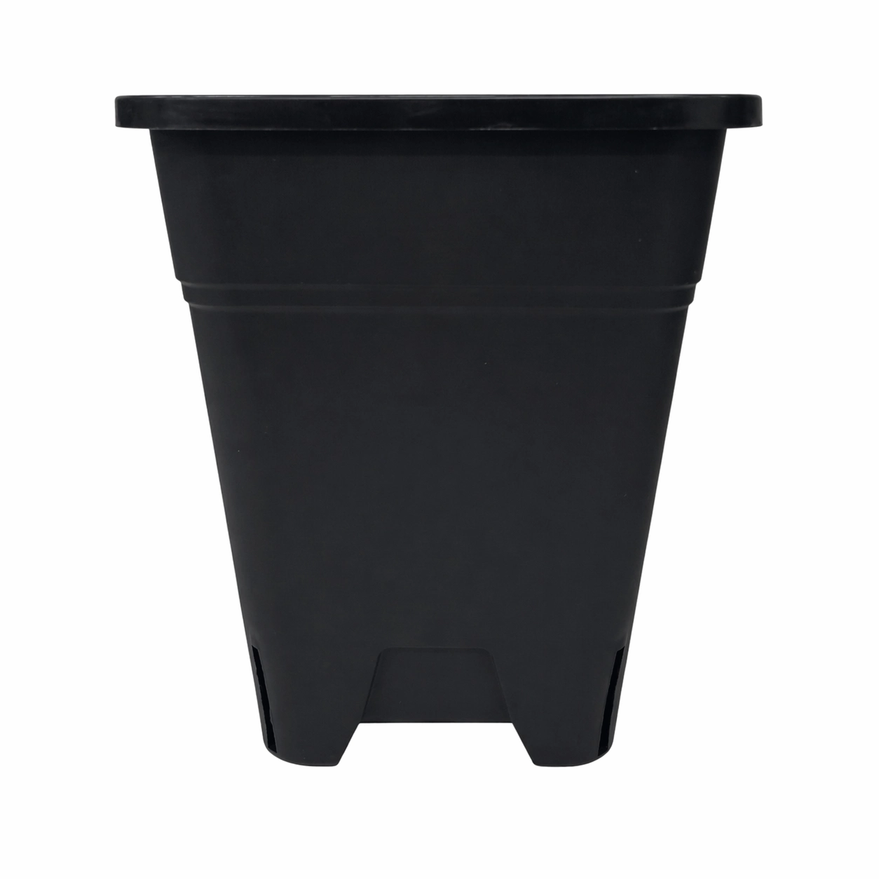 Maceta Cuadrada Negra Kasvi – Plástica para Cultivo Indoor y Outdoor (2 a 11 L) 1
