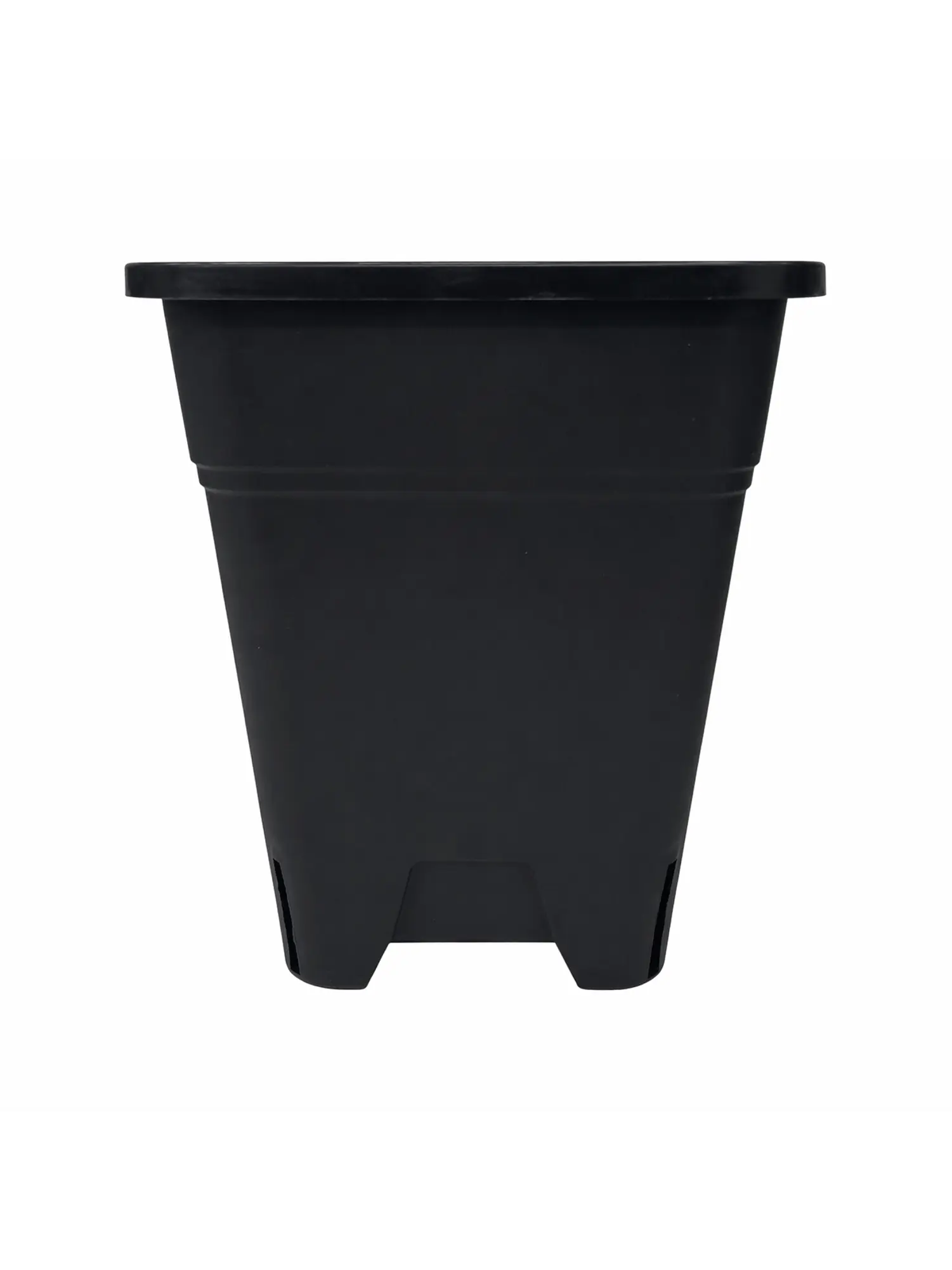 Maceta Profesional Cuadrada Negra medidas variadas- Kasvi 1