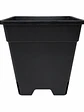 Maceta Profesional Cuadrada Negra medidas variadas- Kasvi - Miniatura 2