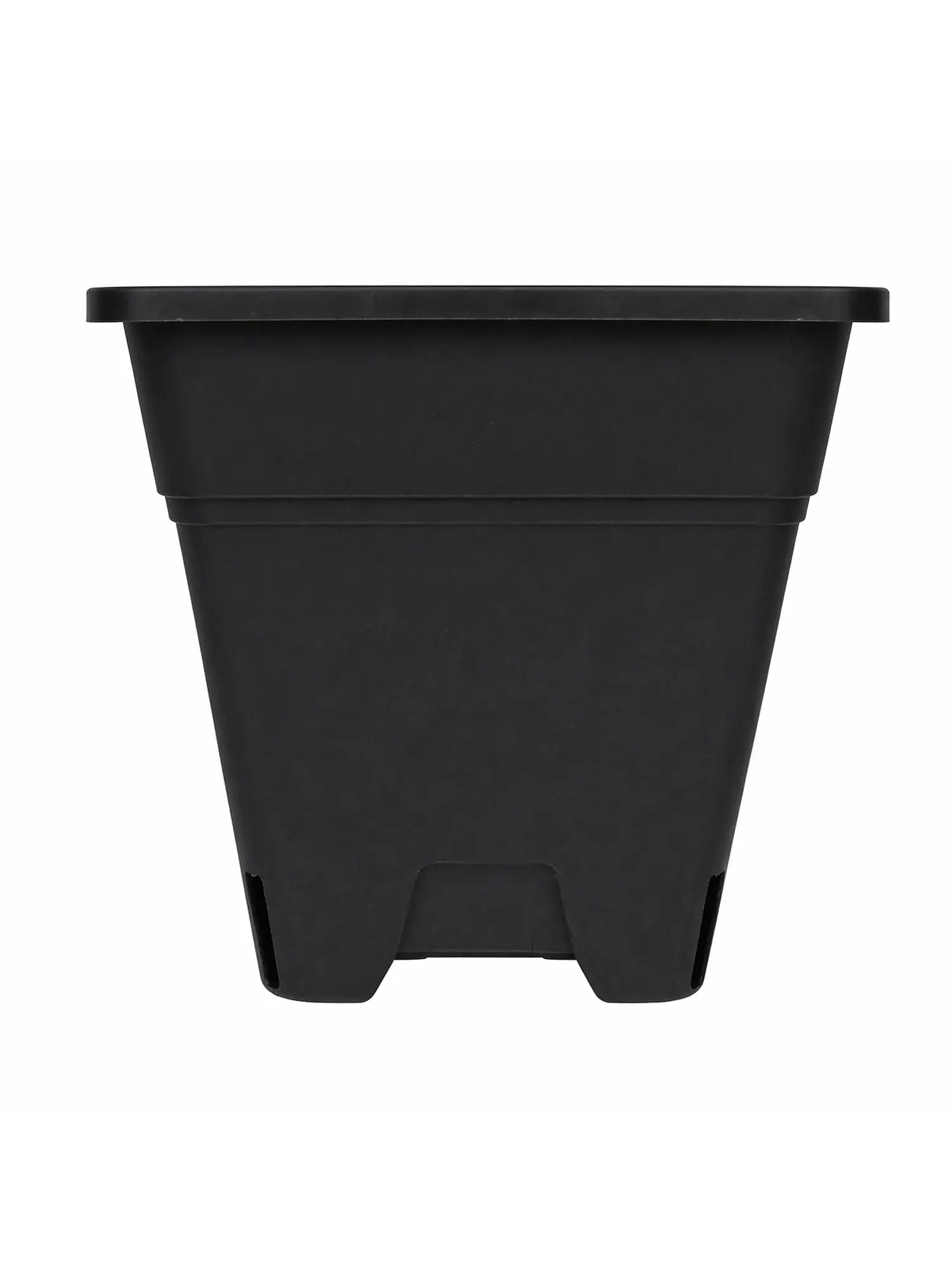 Maceta Profesional Cuadrada Negra medidas variadas- Kasvi 3