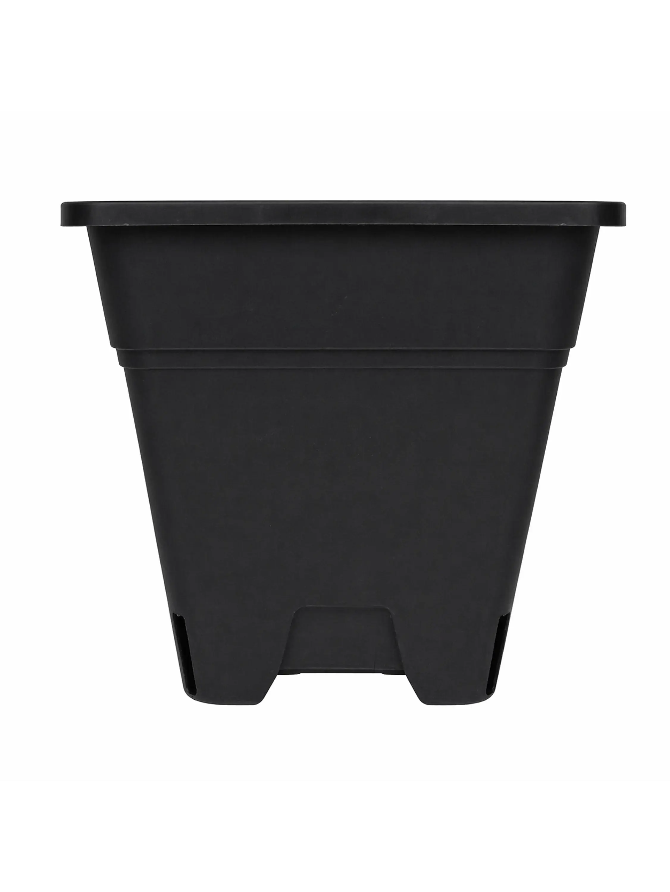 Maceta Profesional Cuadrada Negra medidas variadas- Kasvi 3