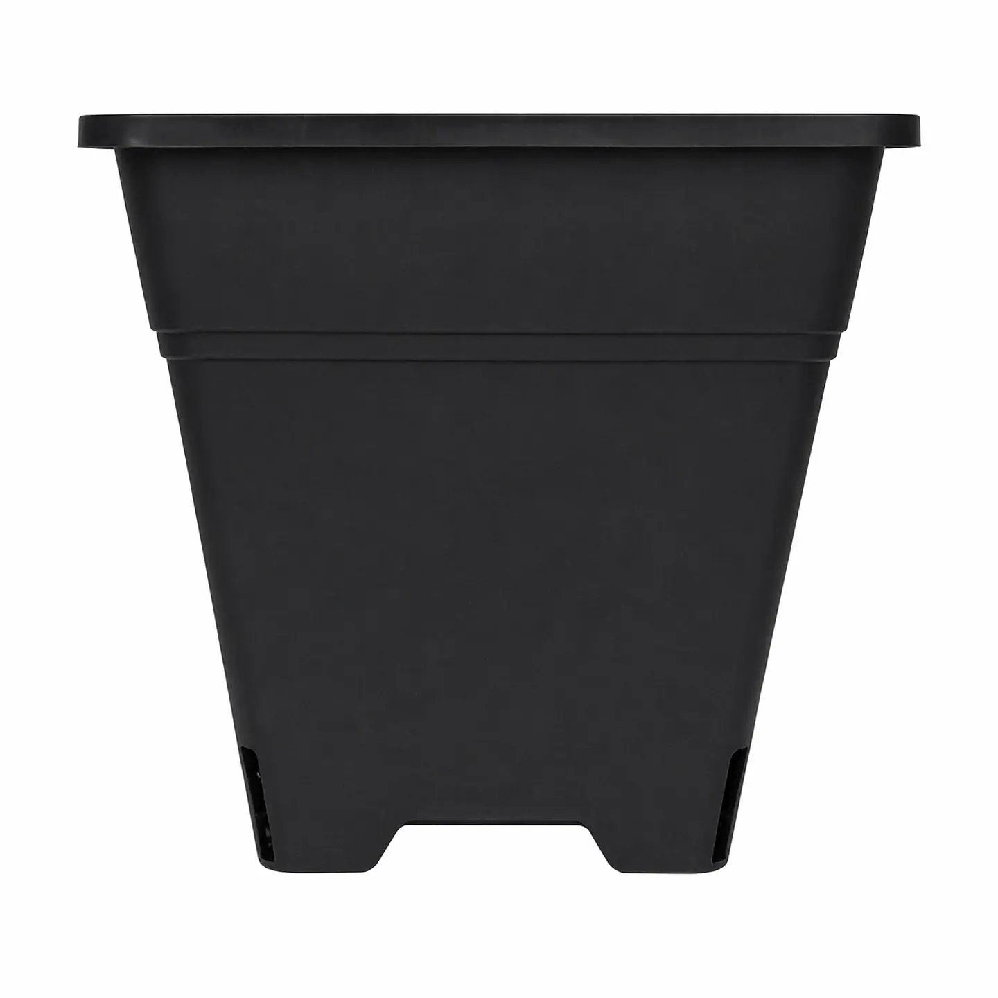 Maceta Cuadrada Negra Kasvi – Plástica para Cultivo Indoor y Outdoor (2 a 11 L) 4