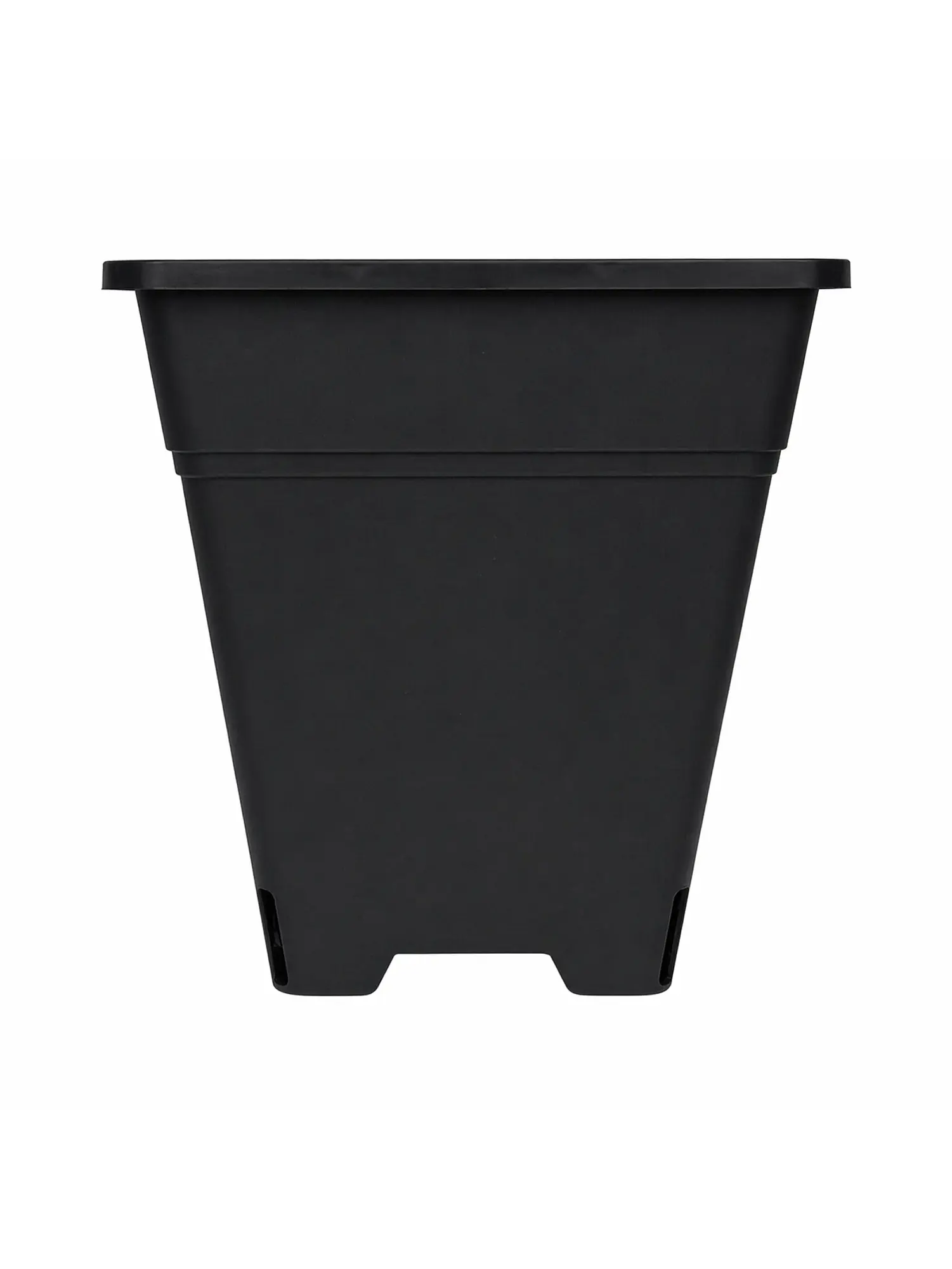 Maceta Profesional Cuadrada Negra medidas variadas- Kasvi 6